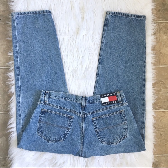 SOLD. Vintage Tommy Hilfiger High Waisted Jeans - Picture 5 of 8
